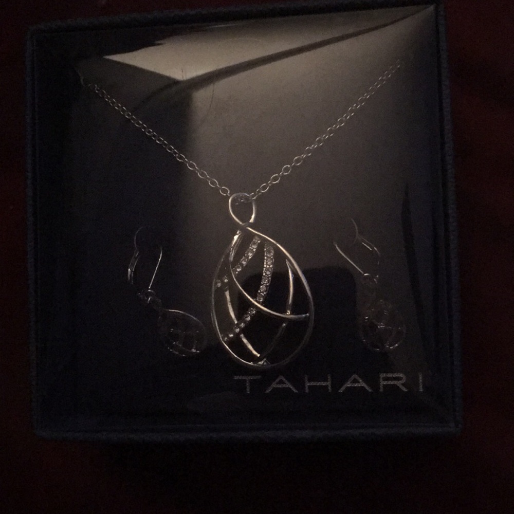Necklace and earrings